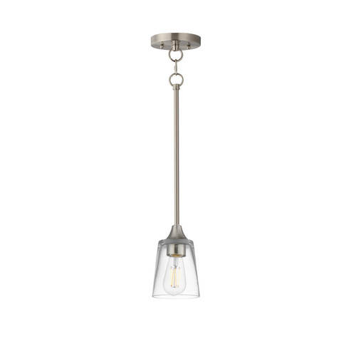 Maxim - 92880CLSN - One Light Pendant - Hudson - Satin Nickel