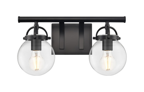 Innovations - 416-2W-BK-G202-6 - Two Light Bath Vanity - Downtown Urban - Matte Black