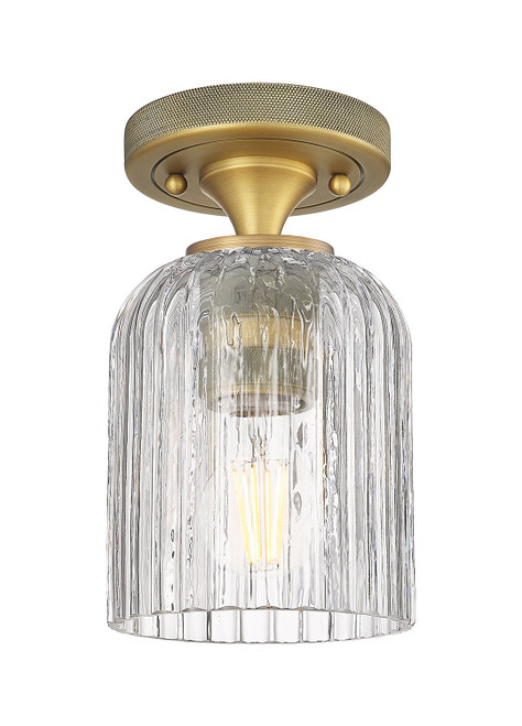 Innovations - 434-1F-BB-G559-5CL - One Light Flush Mount - Downtown Urban - Brushed Brass