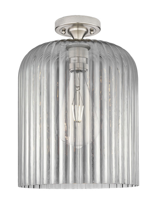Innovations - 434-1F-SN-G559-12SM - One Light Flush Mount - Downtown Urban - Satin Nickel
