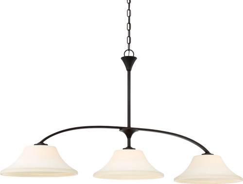 Nuvo Lighting - 60-6308 - Three Light Island Pendant - Fawn - Mahogany Bronze
