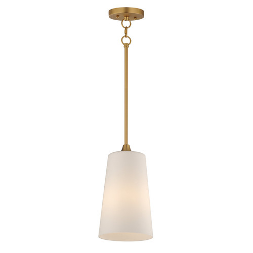 Maxim - 12886SWNAB - One Light Pendant - Hudson - Natural Aged Brass