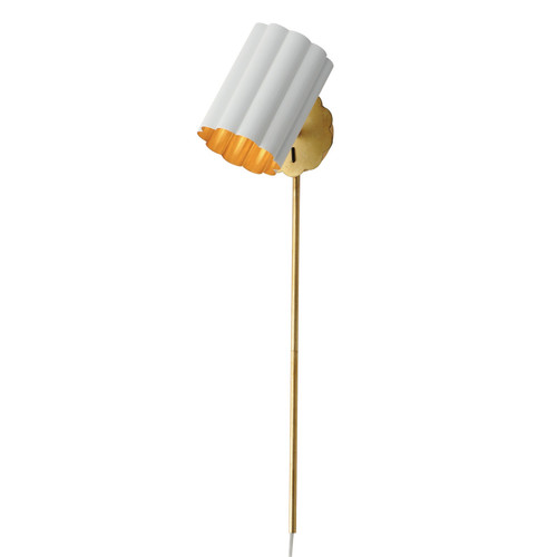 Maxim - 18050MWGL - One Light Wall Sconce - Primrose - Gold Leaf