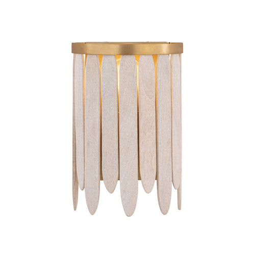Maxim - 22510WWTNAB - One Light Wall Sconce - Marimba - Weathered White