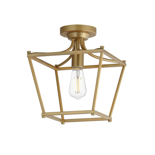 Maxim - 25311NAB - One Light Pendant / Semi-Flush - Clifton - Natural Aged Brass