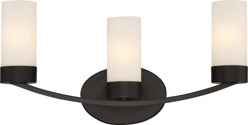 Nuvo Lighting - 60-6323 - Three Light Vanity - Denver - Mahogany Bronze