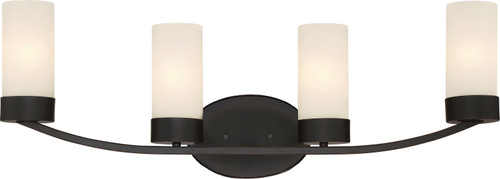 Nuvo Lighting - 60-6324 - Four Light Vanity - Denver - Mahogany Bronze