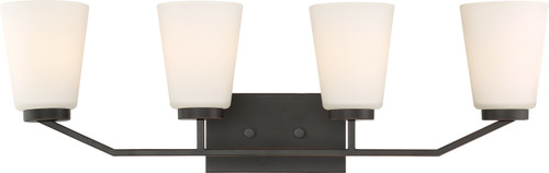 Nuvo Lighting - 60-6344 - Four Light Vanity - Nome - Mahogany Bronze