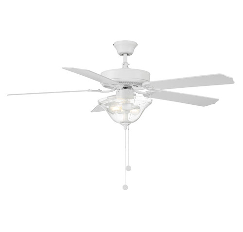 Meridian - M2019WHRV - 52 Ceiling Fan - Bisque White