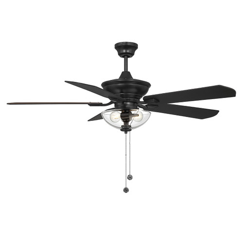 Meridian - M2026MBKRV - 52 Outdoor Ceiling Fan - Matte Black