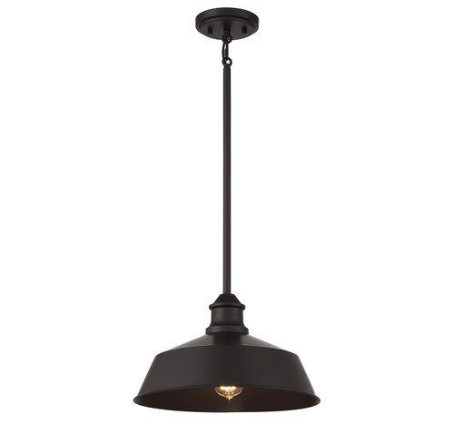 Meridian - M7021ORB - One Light Pendant - Oil Rubbed Bronze