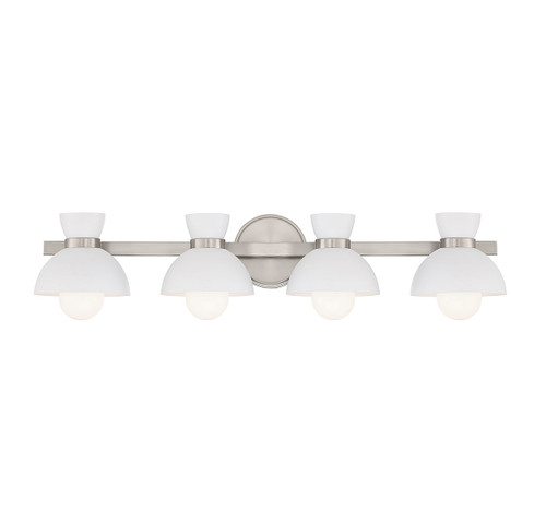 Meridian - M80076BN - Four Light Bathroom Vanity - Brushed Nickel