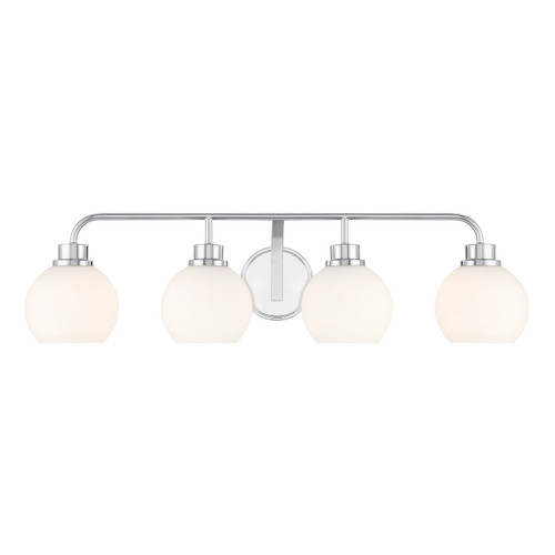 Meridian - M80082CH - Four Light Bathroom Vanity - Chrome