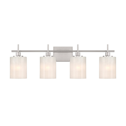 Meridian - M80085BN - Four Light Bathroom Vanity - Brushed Nickel