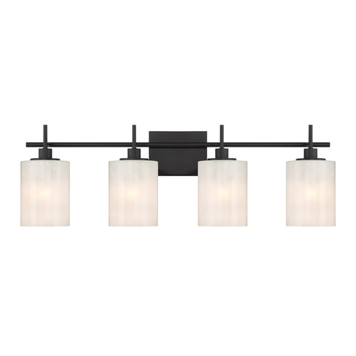 Meridian - M80085MBK - Four Light Bathroom Vanity - Matte Black