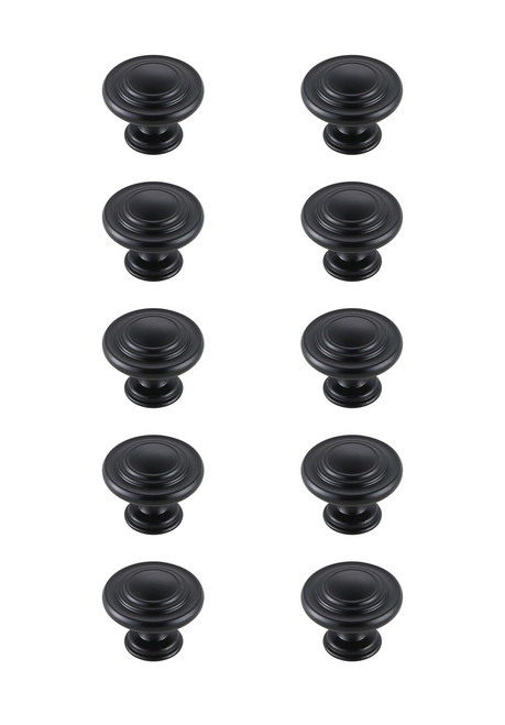 Elegant Lighting - KB2006-MB-10PK - Knob Multipack (Set of 10) - Minu - Matte Black
