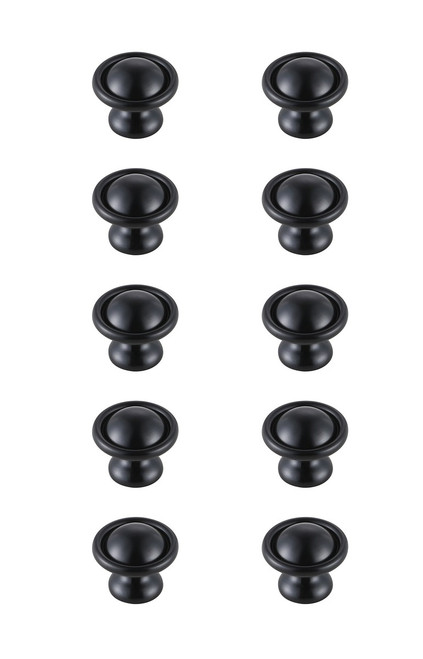 Elegant Lighting - KB2008-MB-10PK - Knob Multipack (Set of 10) - Kadea - Matte Black