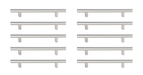 Elegant Lighting - PL400-5-NK-10PK - Bar Pull Multipack (set of 10) - Quinn - Brushed Nickel