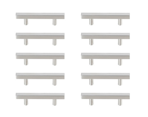 Elegant Lighting - PL402-3-NK-10PK - Bar Pull Multipack (set of 10) - Dior - Brushed Nickel