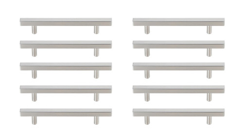 Elegant Lighting - PL402-5-NK-10PK - Bar Pull Multipack (set of 10) - Dior - Brushed Nickel