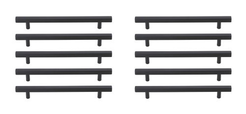 Elegant Lighting - PL402-7-MB-10PK - Bar Pull Multipack (set of 10) - Dior - Matte Black