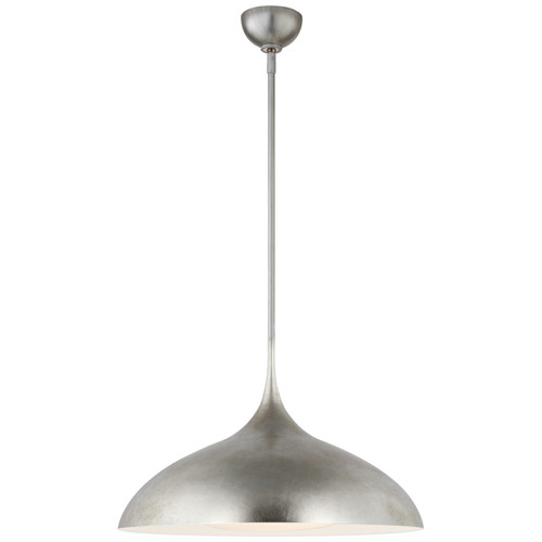 Visual Comfort Signature - ARN 5372BSL-SWG - LED Pendant - Agnes - Burnished Silver Leaf