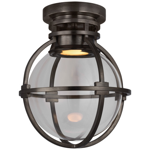 Visual Comfort Signature - CHC 4481BZ-CG - LED Flush Mount - Gracie - Bronze