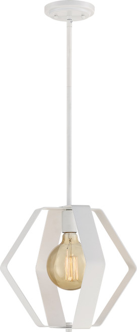 Nuvo Lighting - 60-6396 - One Light Pendant - Zen - White