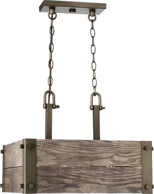 Nuvo Lighting - 60-6422 - Four Light Pendant - Winchester - Bronze