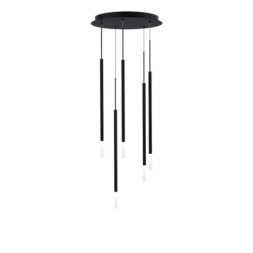 W.A.C. Lighting - PD-69405R1-BK - LED Chandelier - Viggo - Black