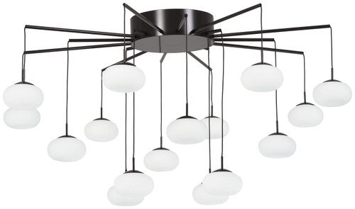 George Kovacs - P8239-671-L - LED Chandelier(Convertible To Semi Flush) - George's Web - Bronze With Gold Dust