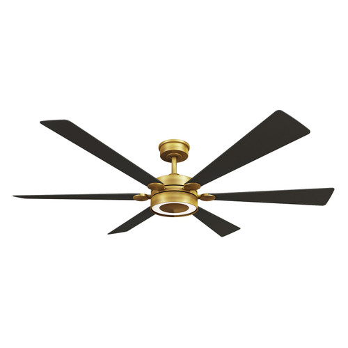 Minka Aire - F773L-HBR/CL - 60 Ceiling Fan - Brenix - Heritage Brass