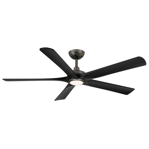 Minka Aire - F793L-RGM/CL - 56 Ceiling Fan - Seressa - Rustic Gun Metal