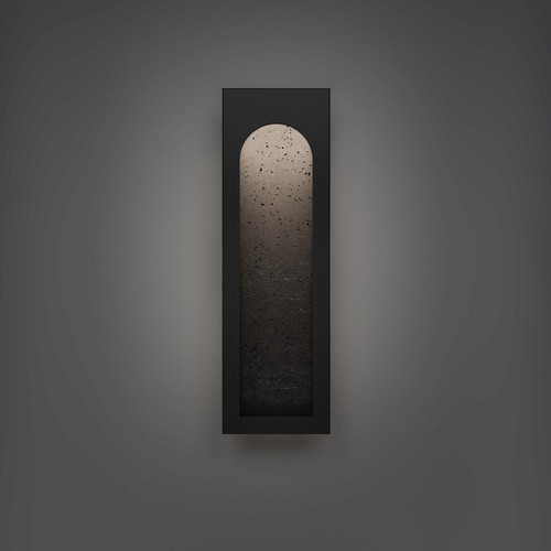 Modern Forms - WSW246624-BV/BK - LED Outdoor Wall Sconce - Cadey - Basalt Stone/Black