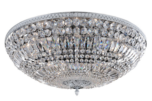 Allegri - 025945-010-FR001 - 12 Light Flush Mount - Lemire - Chrome