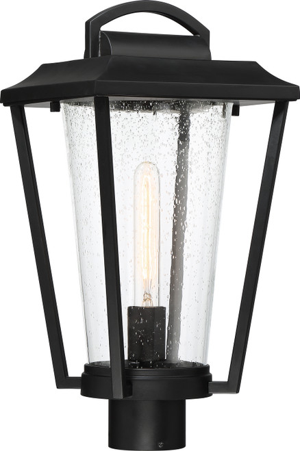 Nuvo Lighting - 60-6513 - One Light Post Lantern - Lakeview - Aged Bronze / Brass Accents