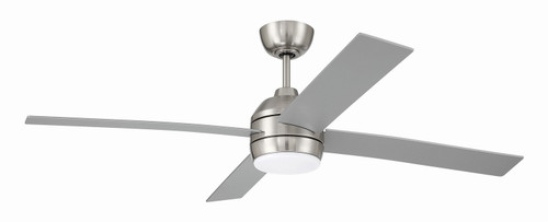 Craftmade - KLS52BNK4 - 52 Ceiling Fan - Kelsey 52 4-blade Indoor Ceiling Fan - Brushed Polished Nickel