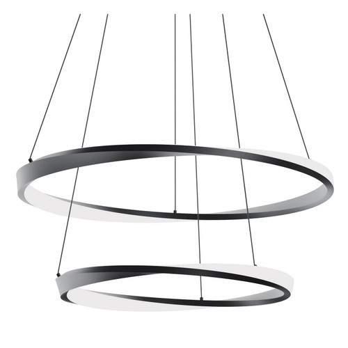 AFX Lighting - OBRP3240LAJUDBK - LED Pendant - Oberon - Black
