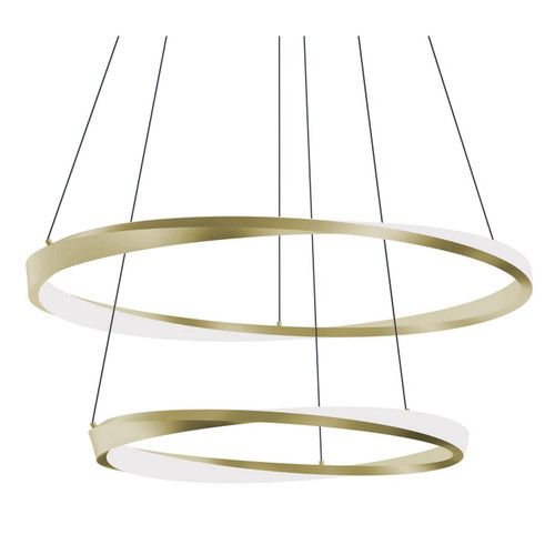 AFX Lighting - OBRP3240LAJUDLB - LED Pendant - Oberon - Light Antique Brass