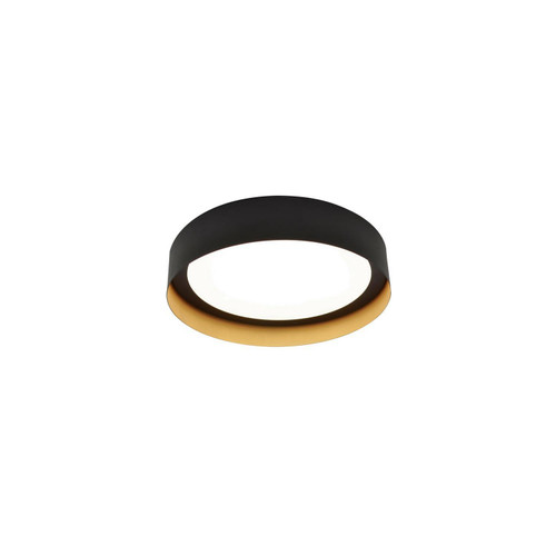 AFX Lighting - RVF12LAJUDBKGD - LED Flush Mount - Reveal - Black/Gold