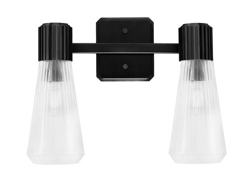 Toltec Lighting - 4822-MB-880 - Two Light Bath Bar - Everleigh - Matte Black