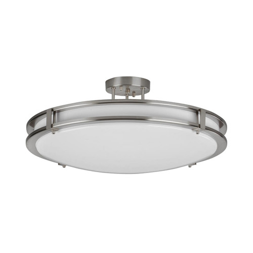 AFX Lighting - CAC24L5AJUDSN - LED Semi-Flush Mount - Carlisle - Satin Nickel