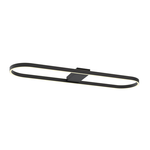 AFX Lighting - GLOL4812L30D1BK - LED Linear Semi-Flush Mount - Glo - Black