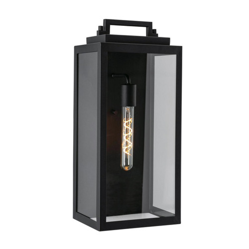 AFX Lighting - KANW0919MBBK - One Light Outdoor Wall Sconce - Kansas - Black