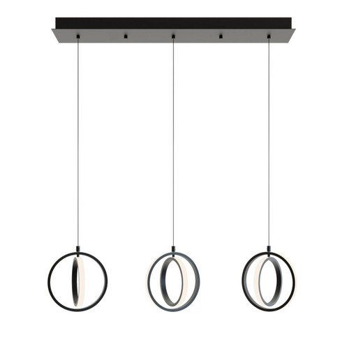 AFX Lighting - LCKP09L30D1BKLNR3 - LED Pendant - Lock - Black