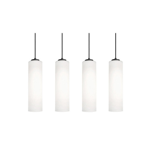 AFX Lighting - LEOP0412MBBKLNR4 - Four Light Linear Pendant - Leo - Black