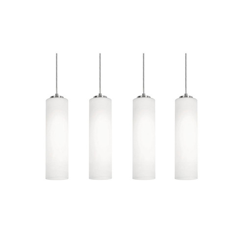 AFX Lighting - LEOP0412MBSNLNR4 - Four Light Linear Pendant - Leo - Satin Nickel