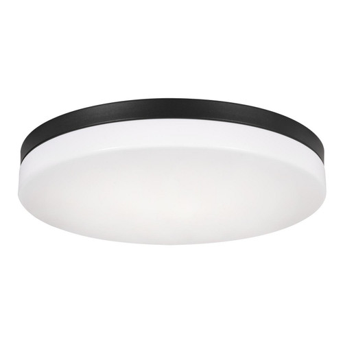 AFX Lighting - OSCF14LAJD1BK - LED Flush Mount - Oscar - Black