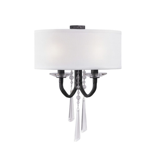 Varaluz - 270K02OX - Two Light Wall Sconce - Barcelona - Black