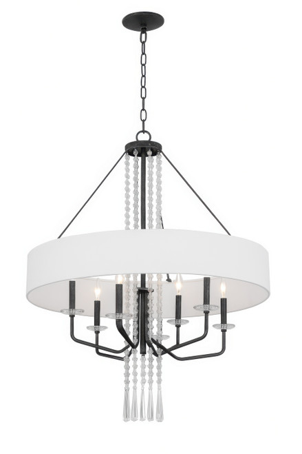 Varaluz - 270P09OX - Nine Light Pendant - Barcelona - Onyx